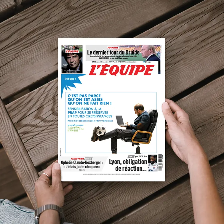 C'est pas parce qu'on est assis qu'on ne fait rien ! Sensibilisation PRAP pour se préserver en toutes circonstances. PRAP : Prévention des Risques liés à l'Activité Physique
